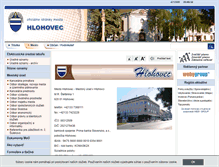 Tablet Screenshot of obcan.hlohovec.sk